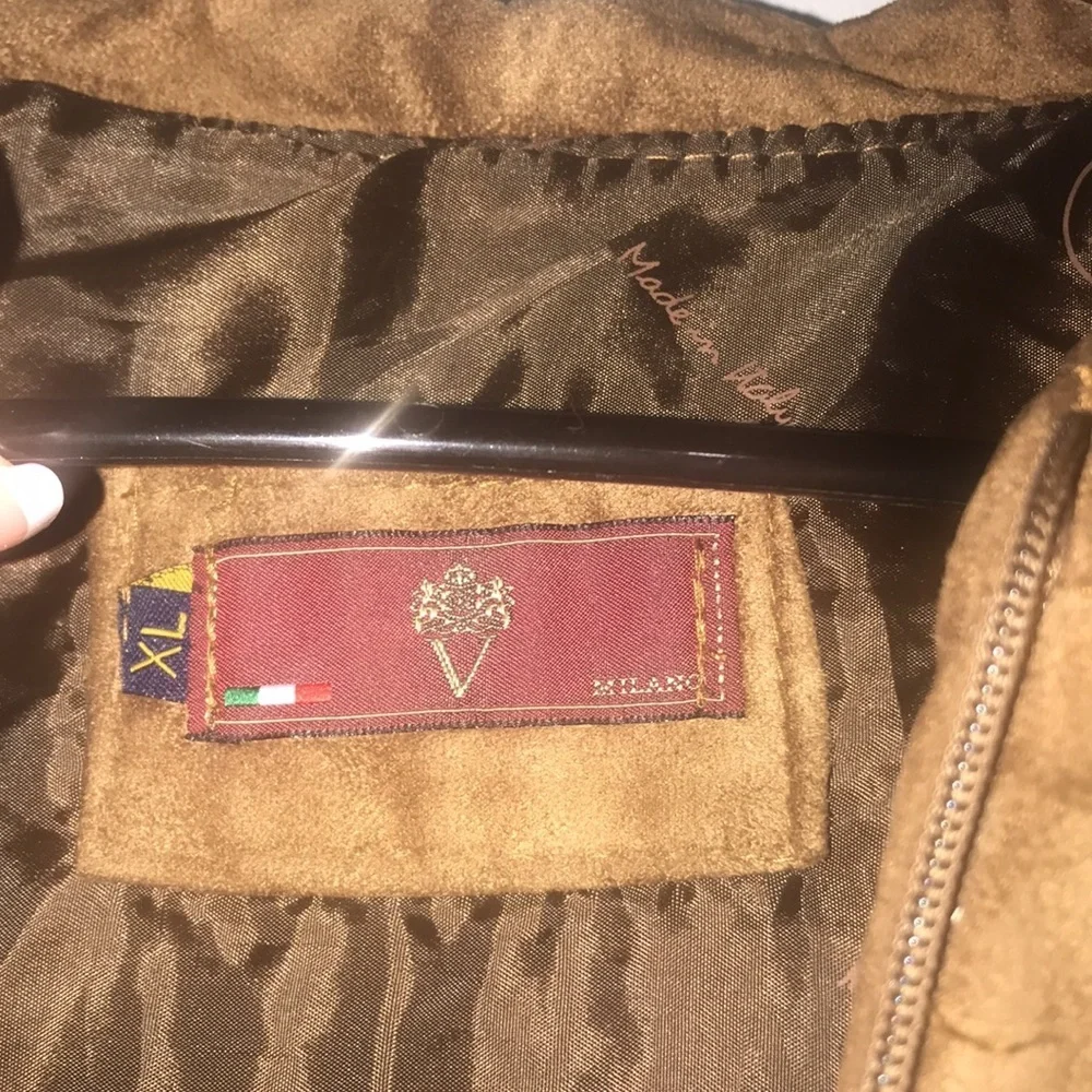 NWT Men’s Faux Suede Jacket